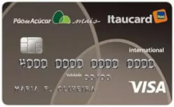 Cartão Pão de Açúcar Visa Internacional