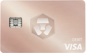 Crypto Frosted Rose Gold Visa